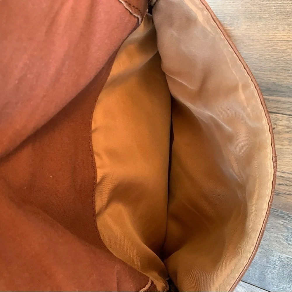 The Sak Ventura Convertible Backpack Shoulder Crossbody Bag Brown Leather